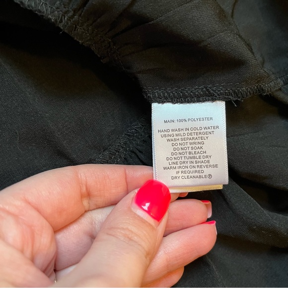 Cooper St. black peplum top size medium - Picture 5 of 5